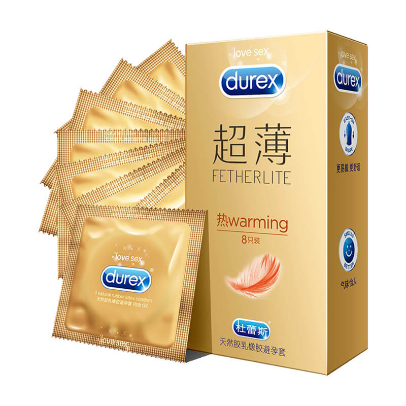 DUREX  gold packaging  Ultra thin hot condom Pack of eight