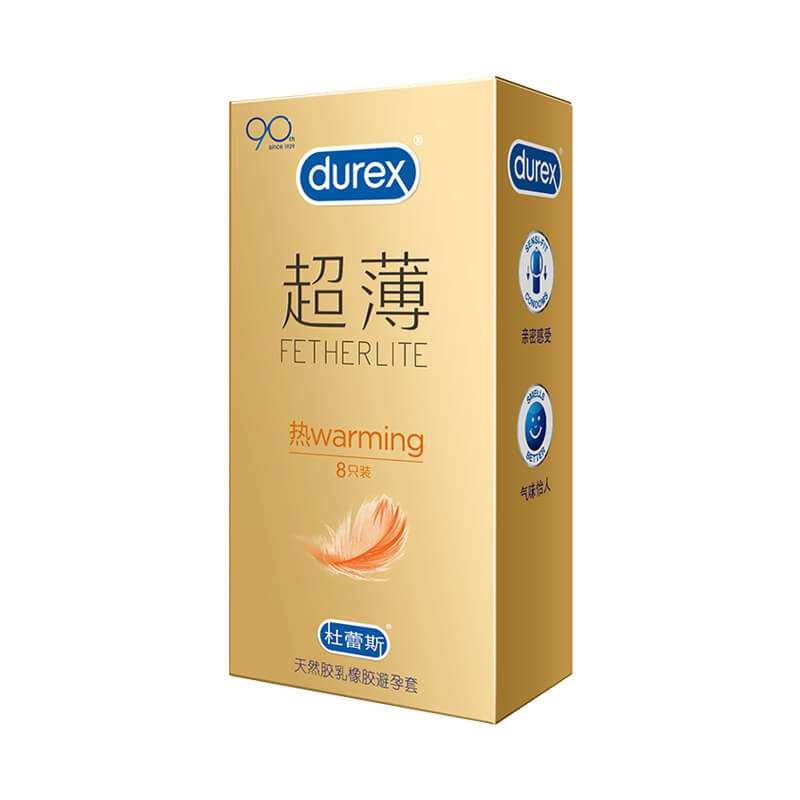 DUREX  gold packaging  Ultra thin hot condom Pack of eight