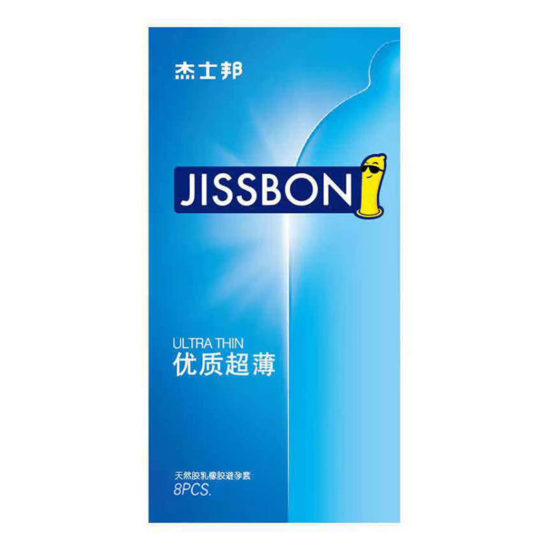 JISSBON high quality Ultra thin condom eight pcs