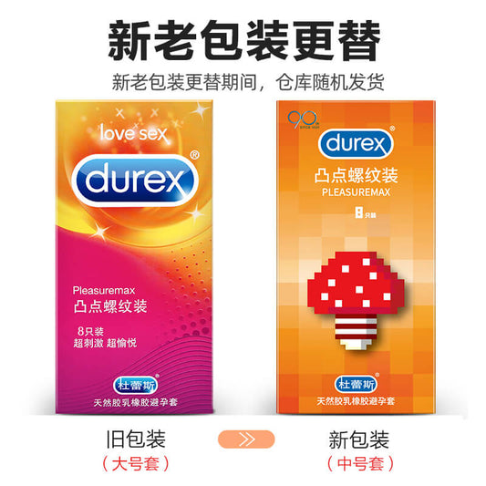 DUREX   raised point thread condom Pack of eight