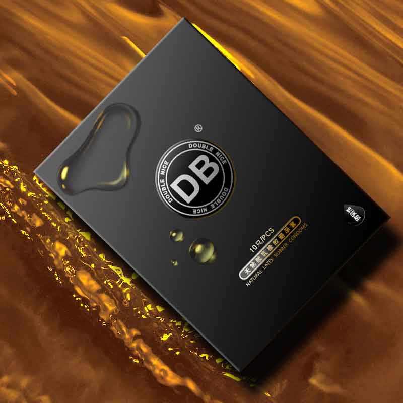 DOUBLE NICE SERIES   hyaluronic acid  Condom pack of ten