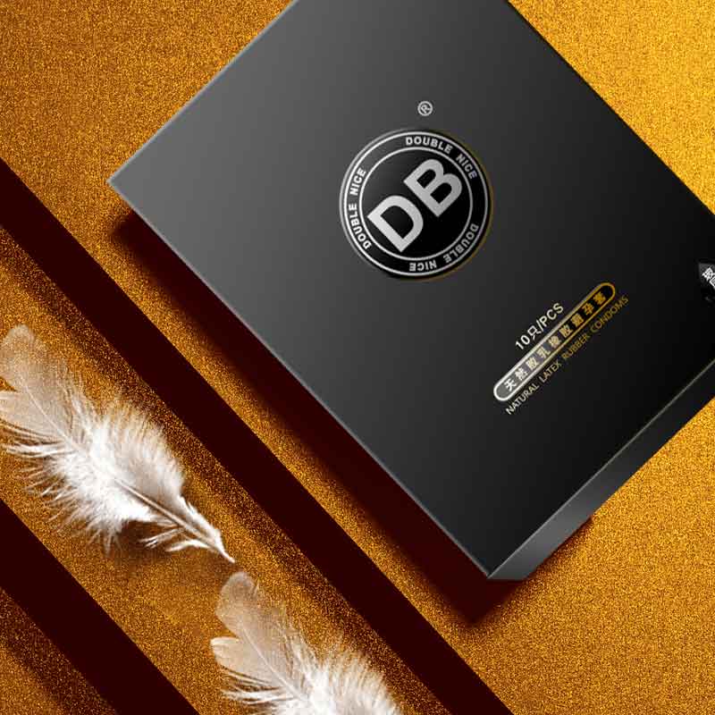 DOUBLE NICE SERIES   hyaluronic acid  Condom pack of ten