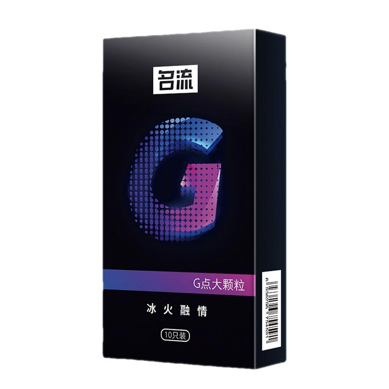MINGLIU G-spot large particles of ice and fire  condom  ten  pcs