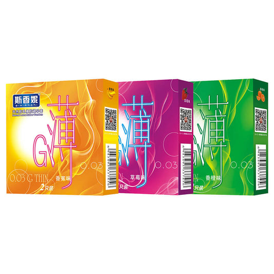 SIXIANGNI  G-spot Thin condom  two  pcs