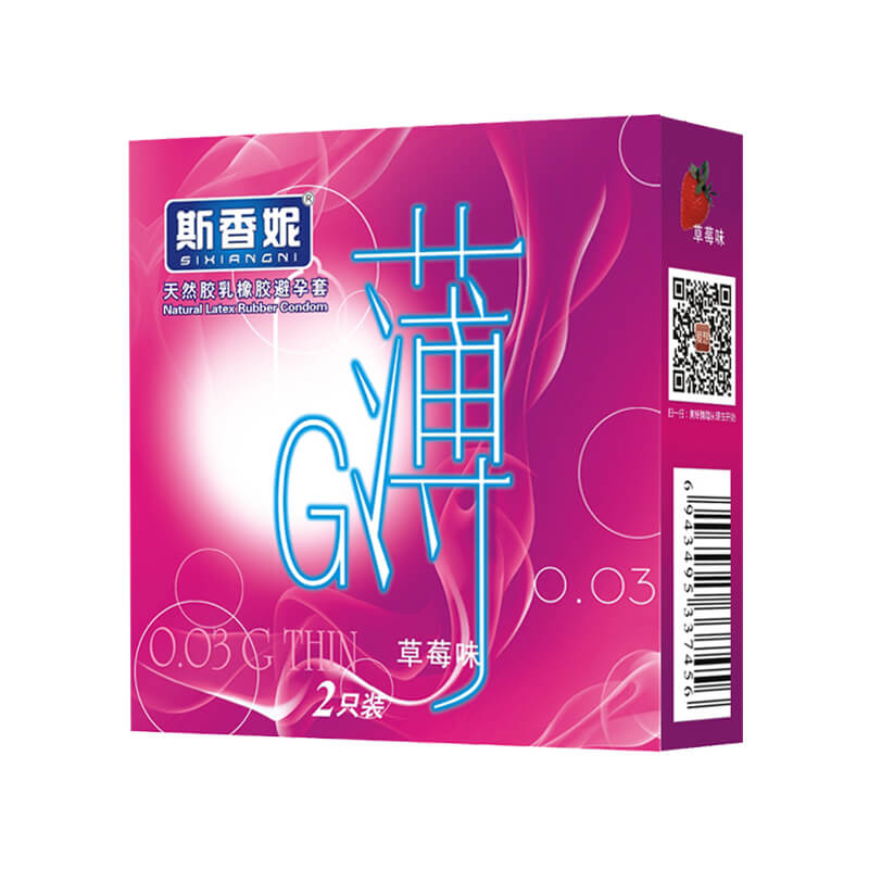 SIXIANGNI  G-spot Thin condom  two  pcs