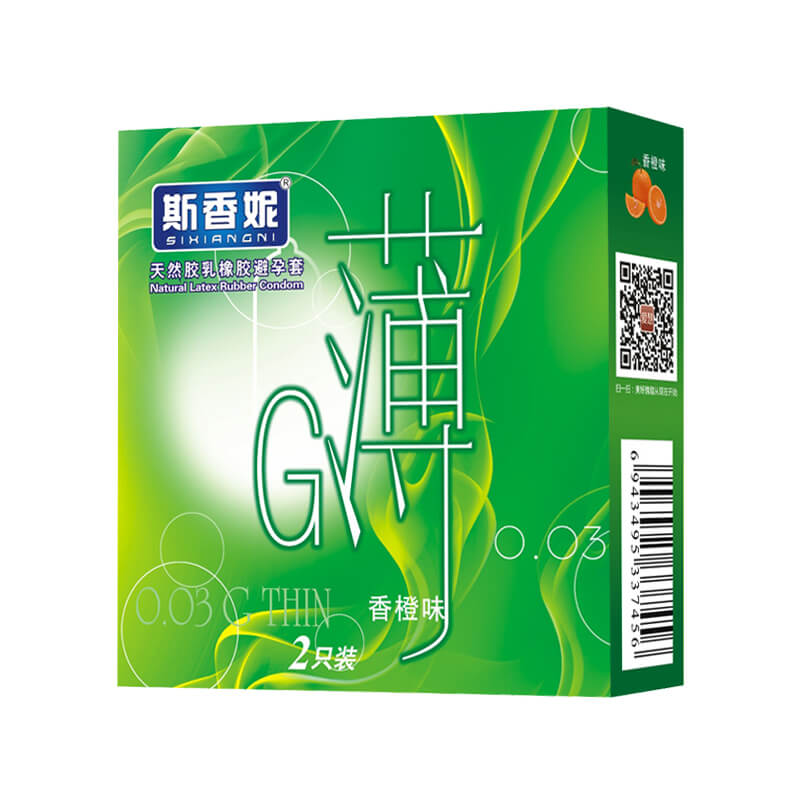 SIXIANGNI  G-spot Thin condom  two  pcs