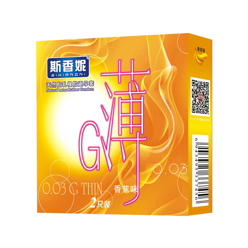 SIXIANGNI  G-spot Thin condom  two  pcs