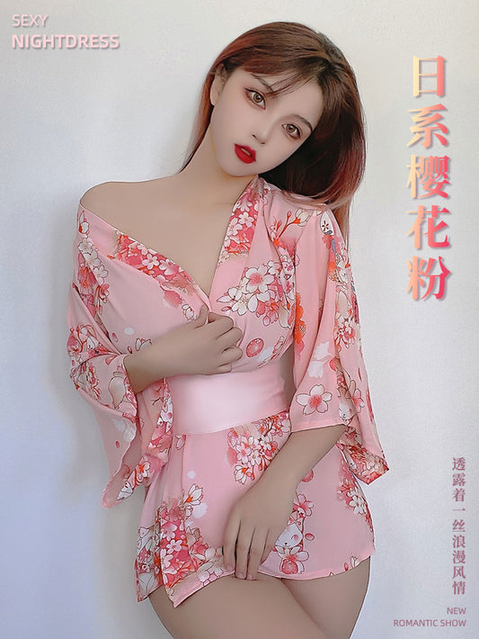 LZM series sexy underwear  kimono powder