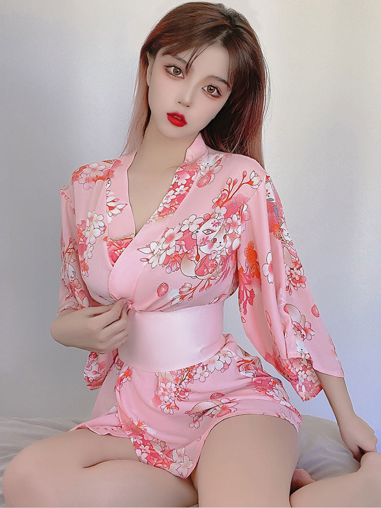 LZM series sexy underwear  kimono powder