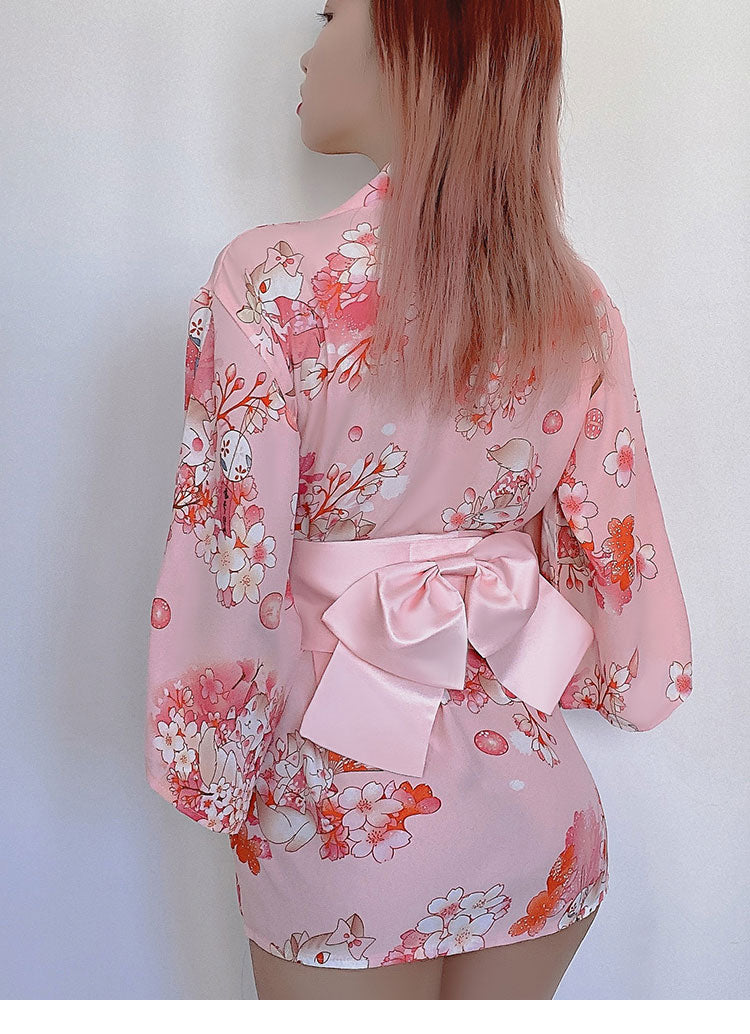 LZM series sexy underwear  kimono powder