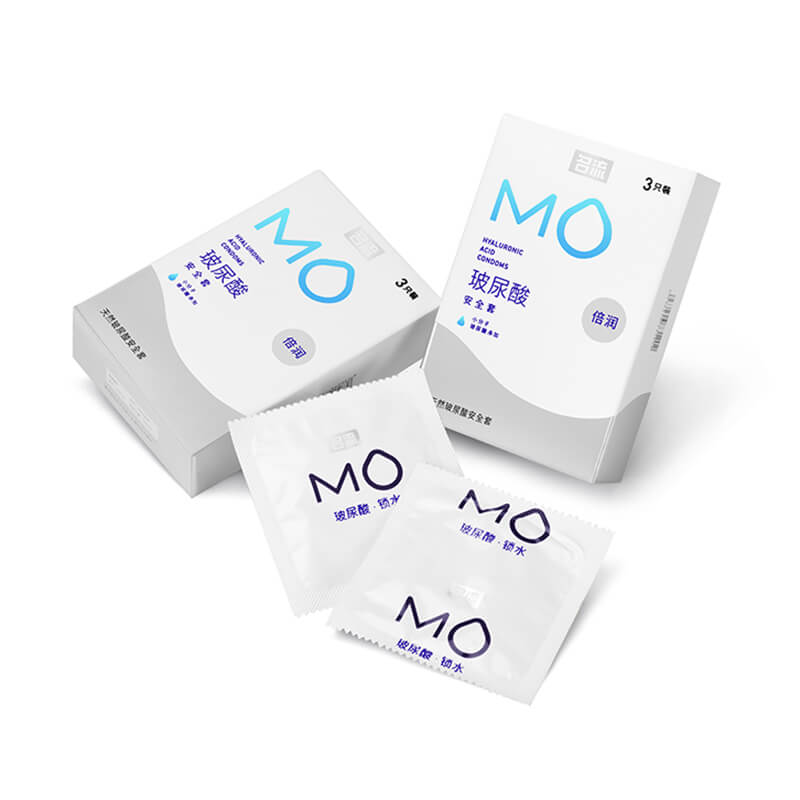 MINGLIU MO Double moist white condom  three pcs