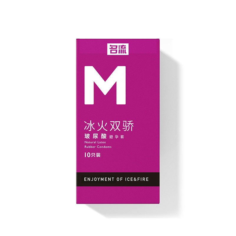 MINGLIU M  Ice and fire  condom  ten  pcs