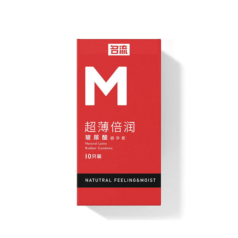 MINGLIU M Ultra-thin red condom  ten  pcs