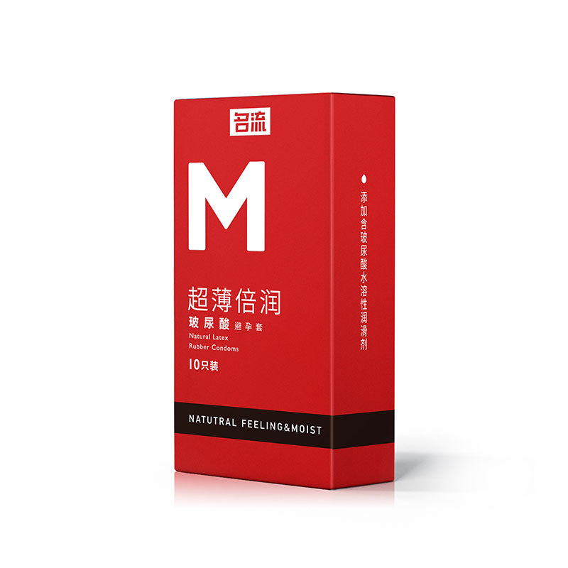 MINGLIU M Ultra-thin red condom  ten  pcs