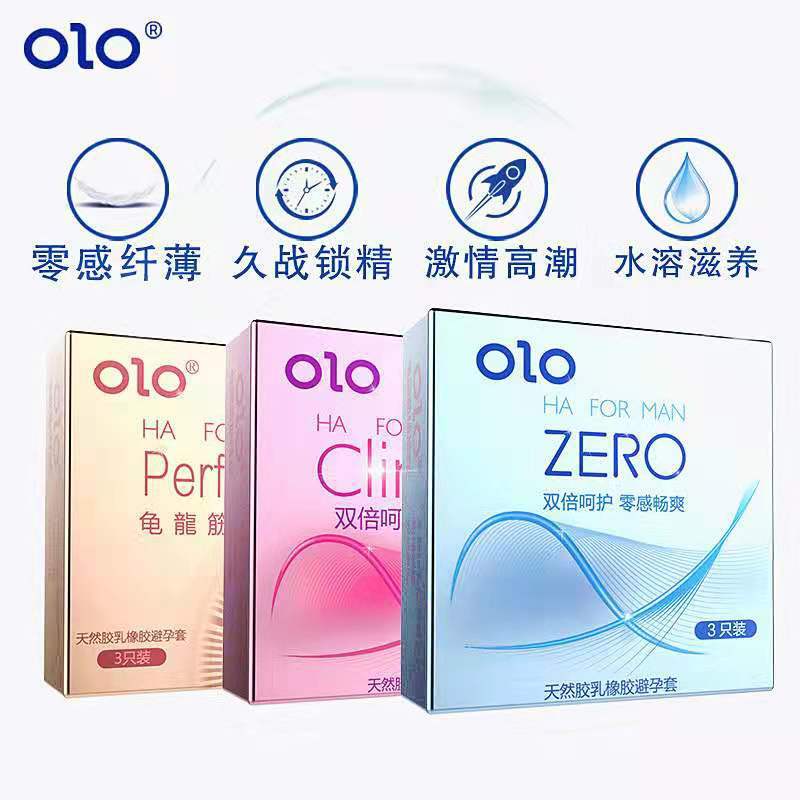 OLO Zero feeling  comfortable  condom Pack of three