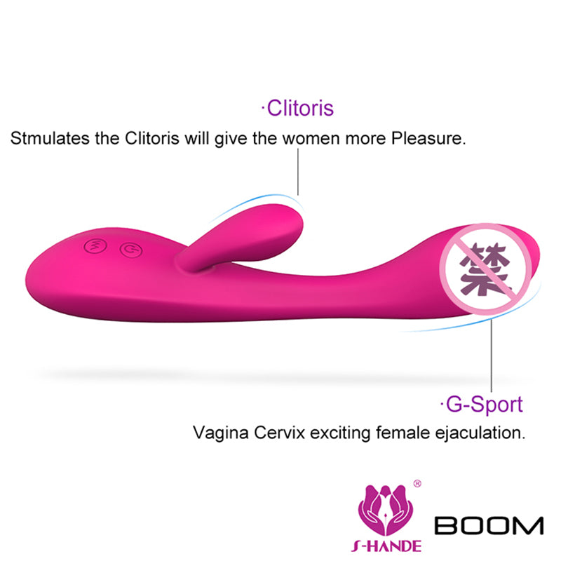 S-HANDE  Series S032 waterproof dual motor 9-frequency vibrator