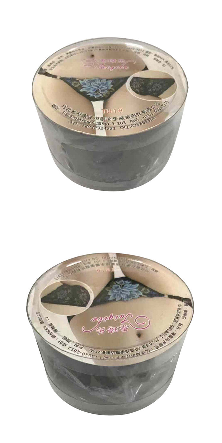 TAIQILE  T816 embroidered thong