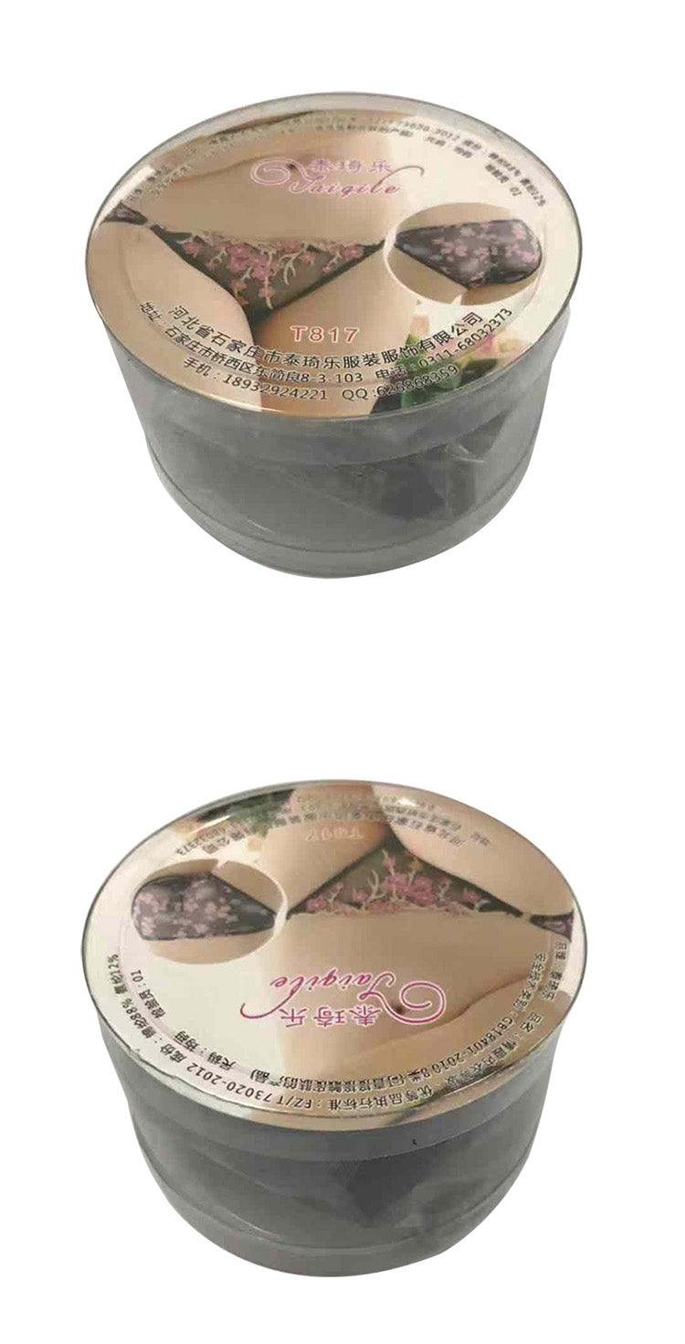 TAIQILE  T817 embroidered thong