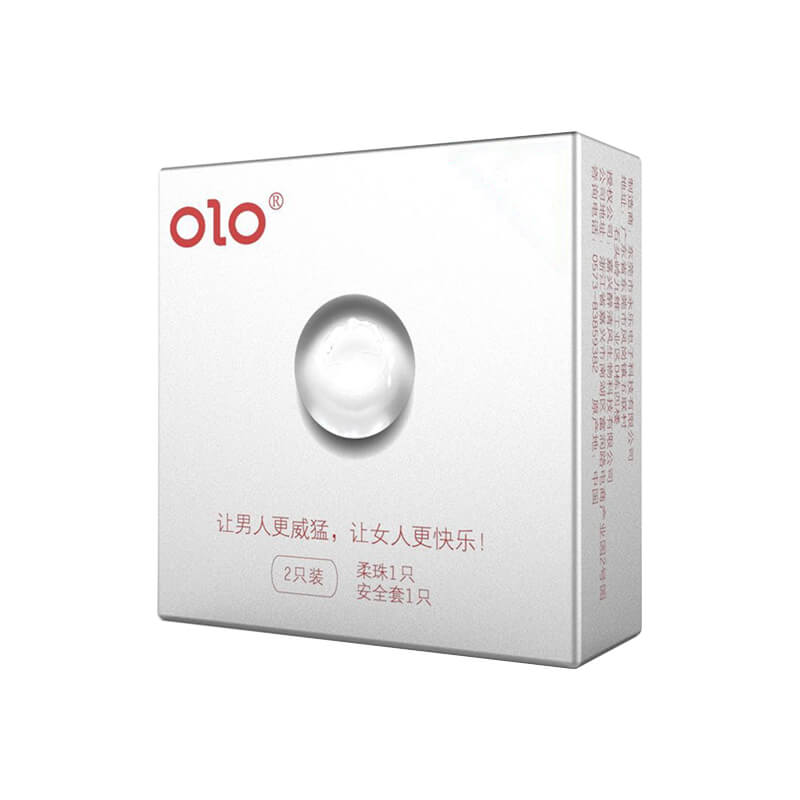 OLO   soft beads  condom  Pack of three