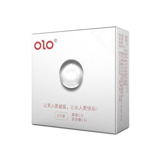 OLO   soft beads  condom  Pack of three